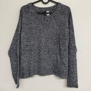 H&M Divided Salt & Pepper Light Sweater